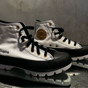 Converse Black and White High-Tops